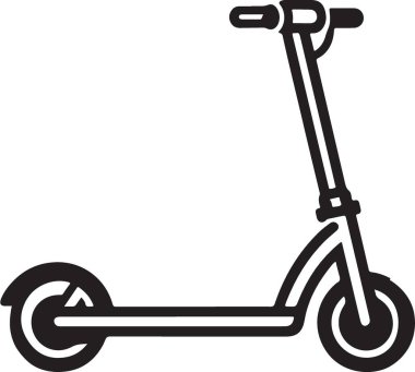 Modern Şehir Gidiş Gidiş-Gidiş için Mozaik Scooter Görüntü Tasarımı