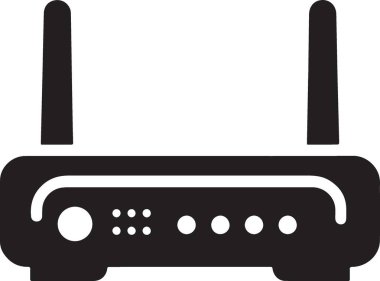 Yönlendirici simgesi, vektör illüstrasyonu