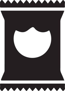 Çıtır Paket Siluet Çizim Markalaşma Şablonu