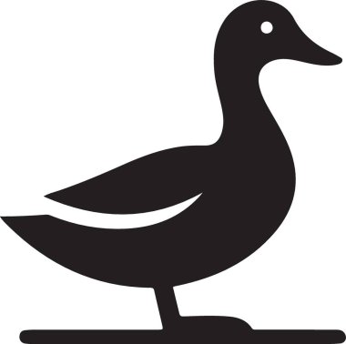 kuş simgesi vektör illüstrasyonu