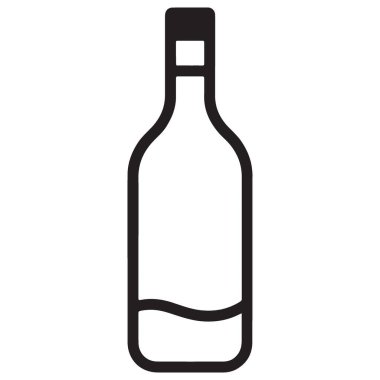 Şişe simgesi, basit tarzı