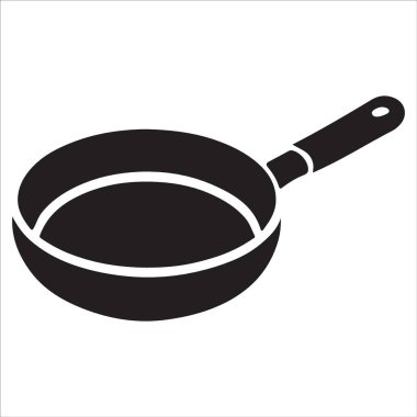 vektör simge kızartma tavası