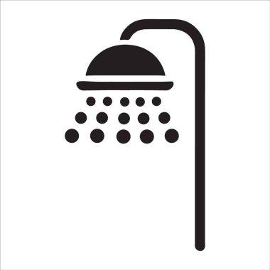 dizaynınız için duş vektörü simgesi 