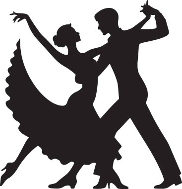 Dans eden iki dansçı.