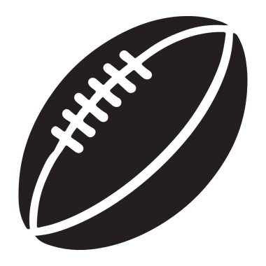 Detaylı bir Amerikan futbol silueti, sporla ilgili tasarımlar, logolar ve çizimler için ideal. Bu vektör grafiğini spor projelerinize ekleyin.