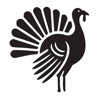 Büyüleyici bir hindi silueti. Şükran Günü teması, mevsimlik dekor ya da doğayla ilgili projeler için mükemmel. Tasarımlarınızı öne çıkarmak için bu vektörü kullanın. Yüksek kaliteli illüstrasyon.