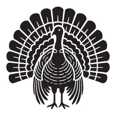 Şükran Günü kartları, posterler ya da herhangi bir sonbahar tasarımı için mükemmel dekoratif hindi çizimi. Mevsimsel projelerinizi geliştirmek için bu detaylı vektör resmini kullanın.