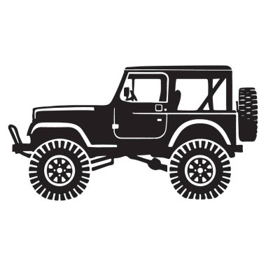 Tasarımlarınızı bir Jeep Wrangler 'ın vektör çizimiyle yükseltin. El işleri, çıkartmalar ve daha fazlası için mükemmel. Şimdi yükle ve oluşturmaya başla!