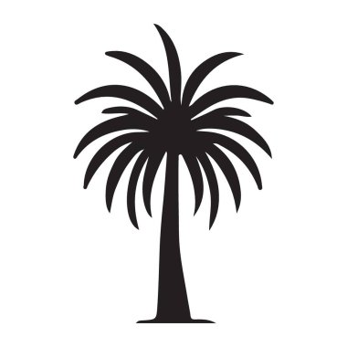 Bu sanatsal palmiye ağacının siluetini keşfedin, dinginlik ve tropikal cazibe aktarımı için mükemmel bir grafik tasarımı. Bu çok yönlü resim herhangi bir projeye tatil mutluluğu ekler.