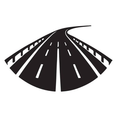 Bu otoyol siluet vektör grafiği taşımacılık veya seyahat ile ilgili tasarım için mükemmeldir. Web sitesi tasarımı, bilgi grafikleri veya posterlerde kullanın. Görüntü, bir yolculuk ve maceranın göstergesidir..