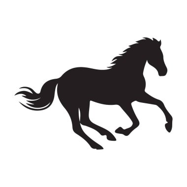 Bu koşu atı vektörüyle hız ve zarafetin özünü yakalayın. Logolar, markalaşma ve çeşitli tasarım projeleri için ideal bir siluet tarzı resim. Yaratıcı kullanım için şimdi indir.