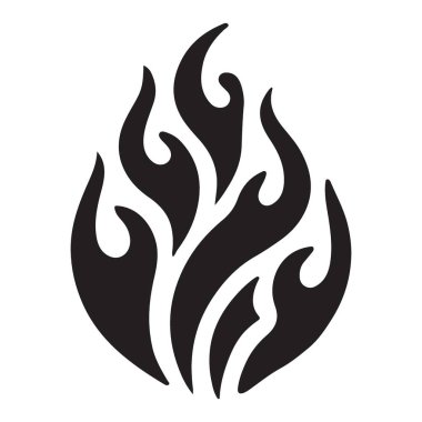 Yanan ateş sanatının silueti grafik tasarım projeleri ve dijital sanat eserleri için harikadır. Proje oluşturmak için indir.