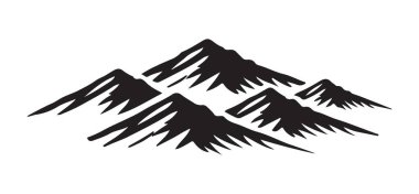 Bu dağ siluet vektör sanatını araştırın. Logo yapmak, seyahat broşürleri hazırlamak ve yaratıcı projelerinize doğal bir estetik eklemek için idealdir. Açık hava macerası için harika..