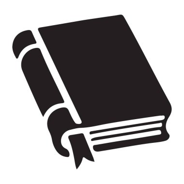 Bu, içinde yer imi olan siyah beyaz bir kitabın vektör çizimi. Eğitici ya da edebi temalı projeler için ideal. Bu, bloglar, web siteleri veya yazdırma ortamları için bir tasarım ögesi olarak kullanılabilir.