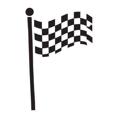 Klasik kareli bayrağın vektör çizimi, genellikle bir yarışın sonunu işaret etmek için kullanılır. Yarış, spor ve başarı kavramları için ideal..