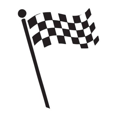 Damalı bayrağın vektör görüntüsü, zaferi ve bitiş çizgisini temsil eden güçlü bir sembol. Yarış temalarını ya da rekabetçi başarıları sergilemek için mükemmel.