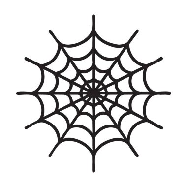 Örümcek ağının temiz ve basit bir çizimi. Bu siluet Cadılar Bayramı temalı tasarım elementleri için idealdir. Bu grafik veya web projeleri için en iyisidir.