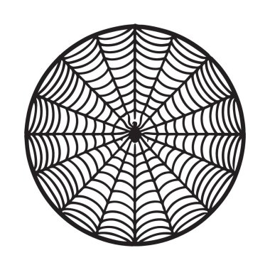 Örümcek ağının detaylı bir temsili. Tasarımlarına biraz ürperti ve doku katmak için mükemmel. Cadılar Bayramı ve daha fazlası için ideal, bir Siluet Sanat Tarzı.