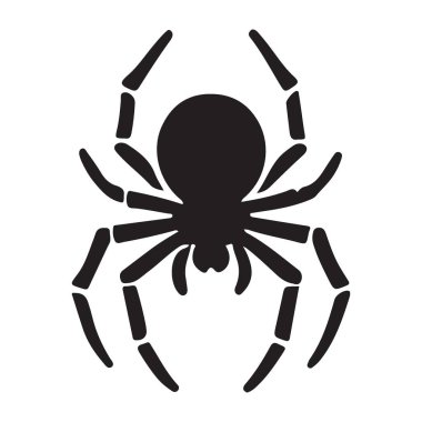 Bir örümceğin sekiz bacağını ve tanımlanmış vücudunu gösteren detaylı bir vektör çizimi. Cadılar Bayramı temaları, eklembacaklı çalışmaları veya vektör sanat projeleri için mükemmel.