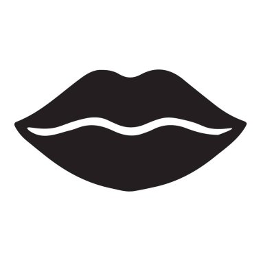Güzel bir dudak siluetinin bu vektör grafiği moda ve tasarım projeleri için mükemmeldir. Tasarımlarınıza biraz zarafet ve tarz ekleyin.