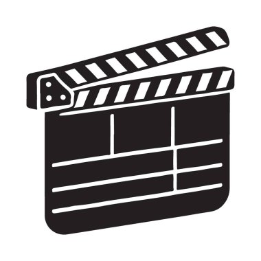Bu profesyonel film siluetiyle film yapımcılığının özünü yakalayın. Video üretimi, film endüstrisi ve medya tasarım projeleri için mükemmel. Şimdi vektörü indir!