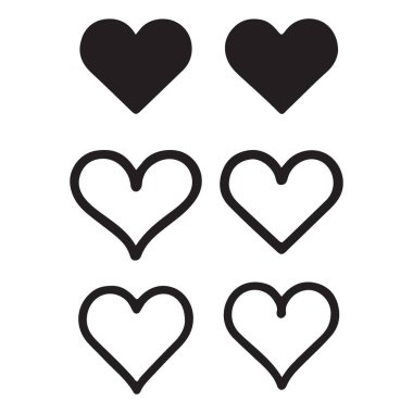 Bu vektör grafiği, aşkı ifade etmek için mükemmel kalp şekilleri koleksiyonunu içeriyor. Bu resimleri ilişkilerde, Sevgililer Günü 'nde ya da sevgi mesajları göndermede kullanın..