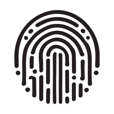 Bu eşsiz bir parmak izi tasarımının vektör çizimi. Bu görüntü güvenlik projeleri için idealdir. Web sitelerinde, sunumlarda ve yazdırma materyallerinde kullanmak için yüksek kaliteli vektör.