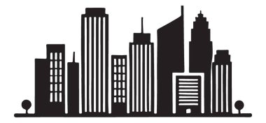 Şehrin siluetinin çarpıcı bir yansıması. Modern bir şehir tasarımı arayan şehir meraklıları, mimarlar ve tasarımcılar için ideal..