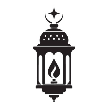 Entrika ile tasarlanmış Arapça fener vektör illüstrasyonu sıcak bir ışık saçıyor. Bu siluet tasarımlarınıza kültürel bir dokunuş eklemek ve her projeyi aydınlatmak için idealdir..