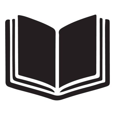 Basit açık bir kitabın bu vektör çizimi, eğitim veya edebi temalı projeler için mükemmel bir grafiktir. Temiz ve kullanması kolay vektör sanatı.
