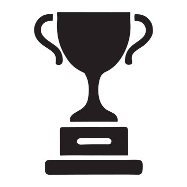 Klasik bir kupa tasarımı. Farklı kategorilerde başarı, ödül ve başarı için mükemmel bir sembol. Tasarım şablonu.