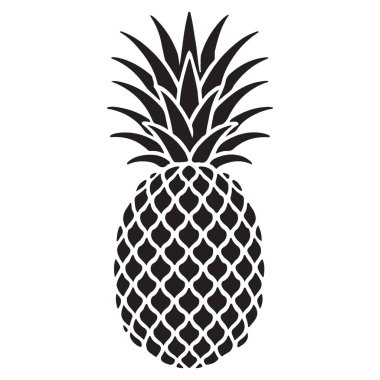 Tropikal lezzetin özünü yakalayan ayrıntılı bir ananas vektör çizimi. Yemek tasarımları, yaz projeleri ve egzotik bir dokunuşa ihtiyaç duyan canlı tasarımlar için mükemmel..