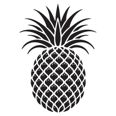 Taze bir ananasın yüksek çözünürlüklü çizimini indir. Yaz temaları, tropikal tasarımlar veya herhangi bir projeye meyvemsi bir dokunuş için mükemmel..