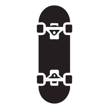 Bir kaykayın basit ama şık monokrom vektörü. Kaykaycılar ya da sokak sporu meraklıları için mükemmel. Kaykayları göstermek için bu vektörü kullanın