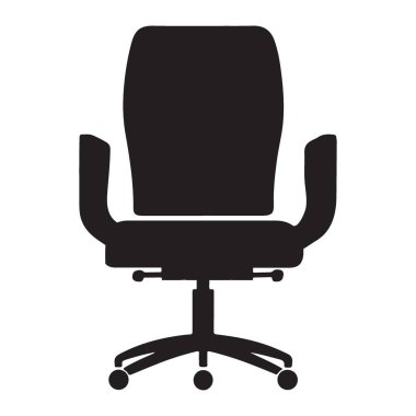 Bu, hem ev hem de kurumsal ofis kullanımına uygun rahat bir döner sandalyenin silüet çizimi, ergonomik destek ve şık bir tasarım sunuyor..