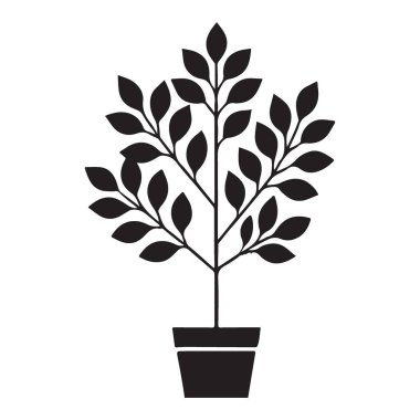 Tasarımınızı, kapalı mekan dekorasyonu ve doğa temalarını tasvir etmek için mükemmel olan bu saksı bitkisi vektör çizimi ile geliştirin. Bu yüksek kaliteli tasarımı keşfedin..