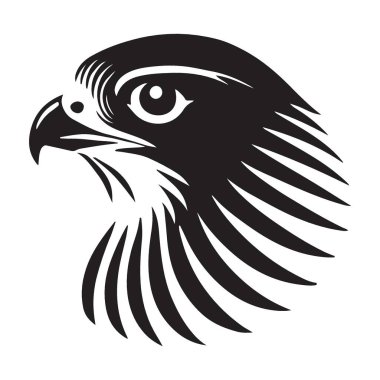 Bu yoğun kartal baş silueti çizimi, bu vurucu yırtıcı kuşun gücünü ve güzelliğini yakalıyor. Çeşitli tasarım uygulamaları için ideal.