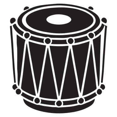 Bu davul silüetine geleneksel bir dokunuş ekleyin. Müzik ve kültürel tasarımlar için mükemmel bir klasik perküsyon enstrümanı.