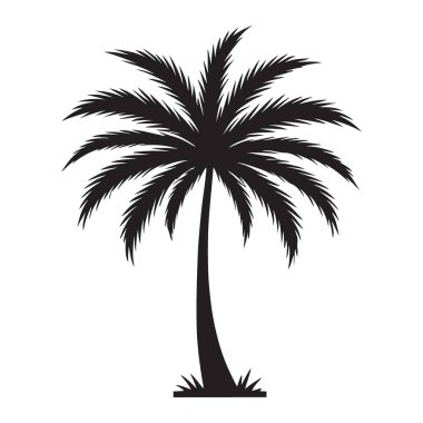 Tasarımlarınızda bu düz palmiye ağacı siluet vektörünü kullanarak tropikal temaları, plaj titreşimlerini ve yaratıcı çalışmalarda yaz maceralarını anımsatın..