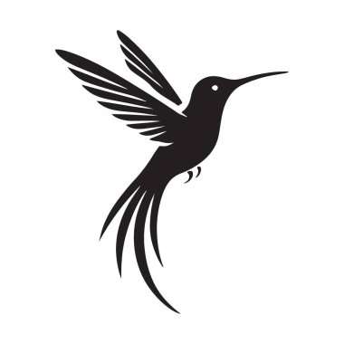 Sinekkuşu Silueti Görüntü Grafik Sanatı Kuş Tasarım Vektörü