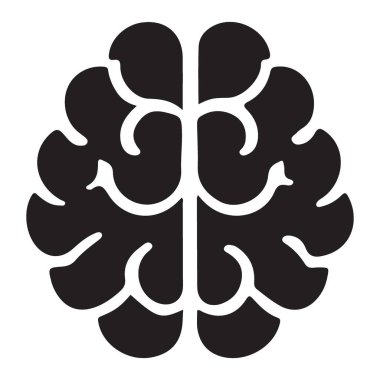 Nöroloji ve bilişsel işlevler için ayrıntılı insan beyni çizimi