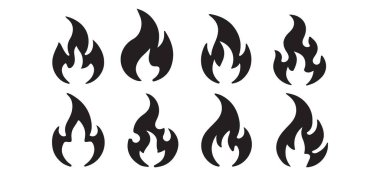 Büyüleyici Alev Vektörü Grafiksel Ayarlama Yoğun Tutku ve Dönüşümü sembolize eder