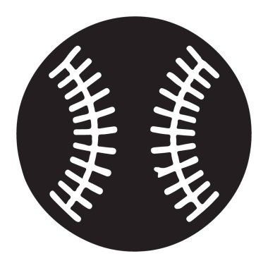 Beyzbol Silueti Grafiği Spor Temalı Tasarımlar İçin Mükemmel