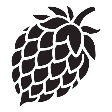 Bira Sanayi ve Malı Sanayisi için Zarif Hops Vektör Grafiği