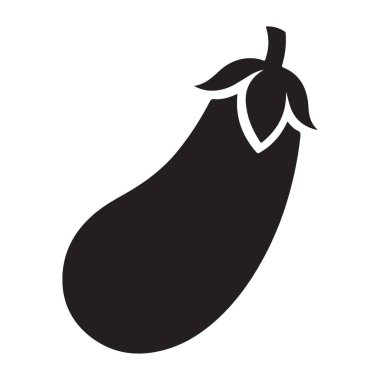 Taze Patlıcan Sebze İzole Edilmiş Aşçılık İçindekiler Simgesi