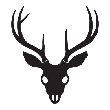 Geyik Başı Siluet Vektörü Avlanma Tasarımı için Grafik ResimleriName