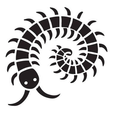 Doğa tasarımları için Kırkayak vektör resim çizimi