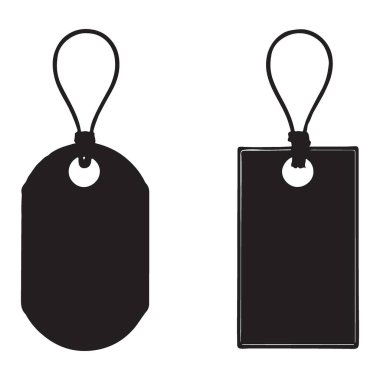 Perakende Ürün Etiketi İçin Boş Fiyat Etiketleri