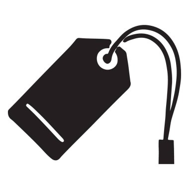 Sicim Vektörü Tasarım Sanatı İllüstrasyonlu Basit Siyah Etiket