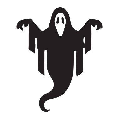 Ürkütücü Cadılar Bayramı Hayalet Hayalet Vektör Sanatı Ürkütücü Tasarım